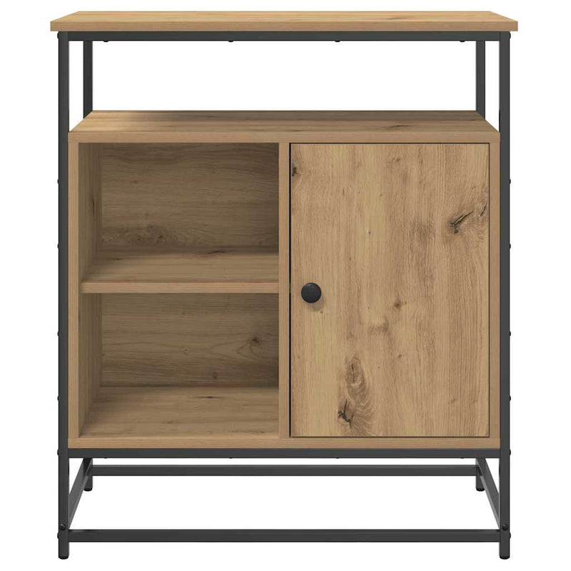 vidaXL Fésülködőasztal Égerfa 69x35x80 cm Műgyanta és Acél