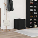 vidaXL Tárolópad tárolóval Fekete tölgy 42 x 42 x 45 cm Faanyag