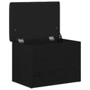 vidaXL Tárolópad Musta tammi 62 x 42 x 45 cm Szerelt Fa