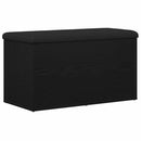 vidaXL Tárolópad Fekete tölgy 82 x 42 x 45 cm Szerelt Fa