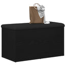 vidaXL Tárolópad Fekete tölgy 82 x 42 x 45 cm Szerelt Fa