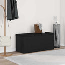 vidaXL Tárolópad tárolóval Musta tammi 102 x 42 x 45 cm Faanyag