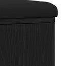 vidaXL Tárolópad polcokkal Fekete tölgy 102 x 32 x 50 cm Faanyag