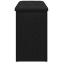 vidaXL Cipőpad tárolóval Fekete 80 x 30 x 48 cm Faanyag