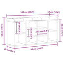 vidaXL Cipőpad tárolóval Fekete 100 x 30 x 48 cm Faanyag