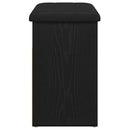 vidaXL Tárolópad Fekete tölgy 62 x 32 x 50 cm Szerelt Fa