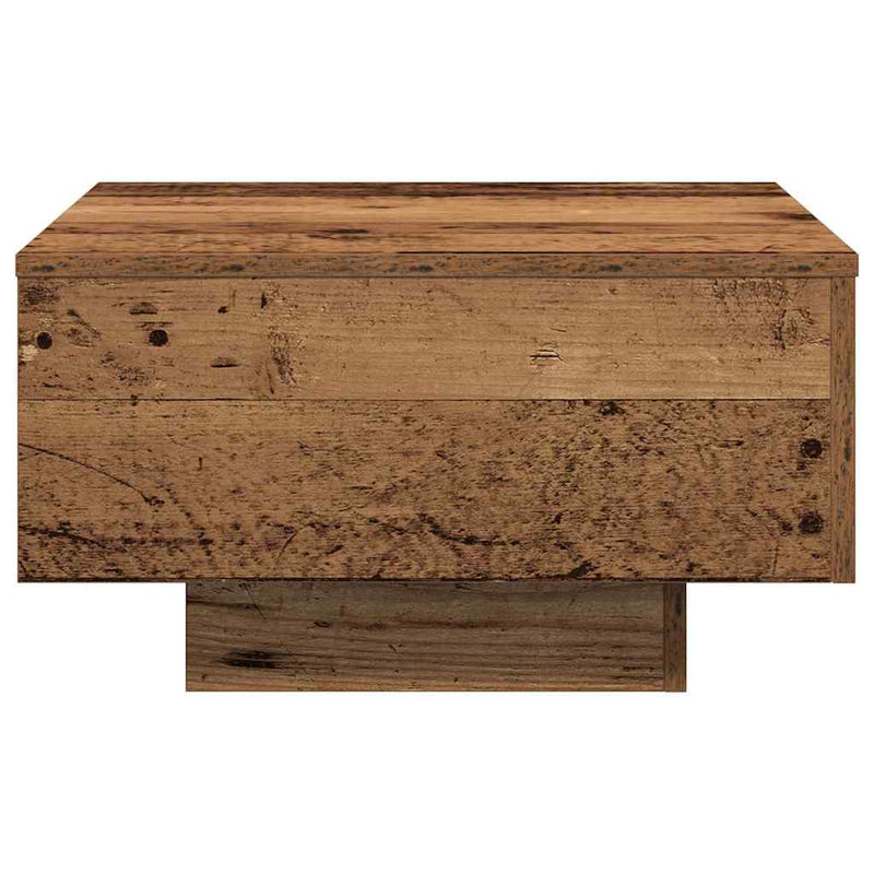 vidaXL Dohányzóasztal Régi fa 55 x 55 x 31 cm Faanyag