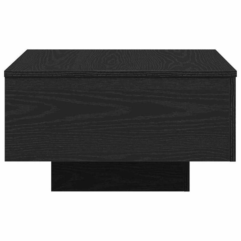 vidaXL Dohányzóasztal Musta tammi 55 x 55 x 31 cm Faanyag