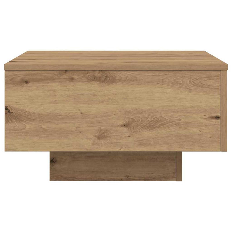 vidaXL Dohányzóasztal Artisan tölgy 55 x 55 x 31 cm Faanyag