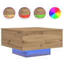 vidaXL Dohányzóasztal Artisan tölgy 55 x 55 x 31 cm Faanyag