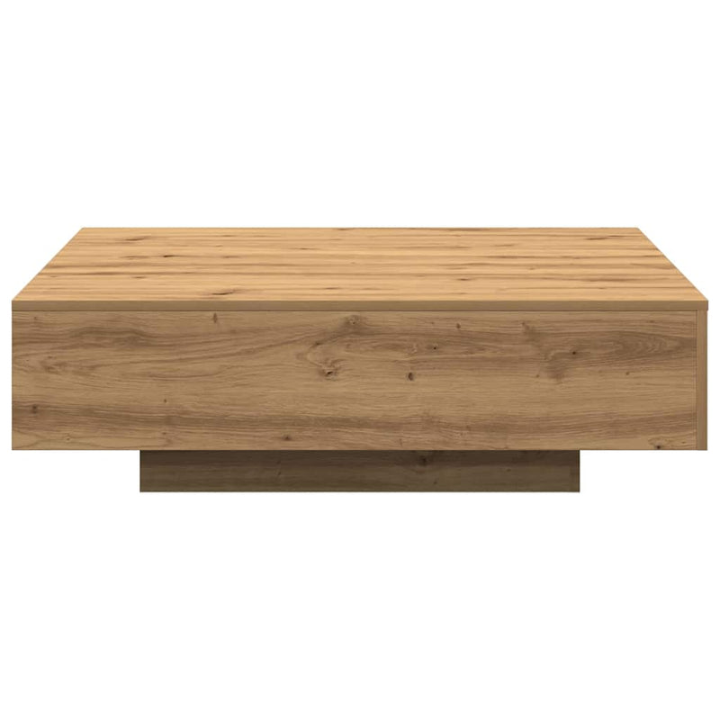 vidaXL Dohányzóasztal Artisan tölgy 100 x 100 x 31 cm