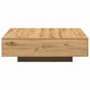 vidaXL Dohányzóasztal Artisan tölgy 100 x 100 x 31 cm