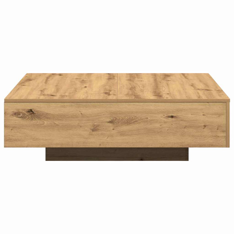 vidaXL Dohányzóasztal Artisan tölgy 100 x 100 x 31 cm