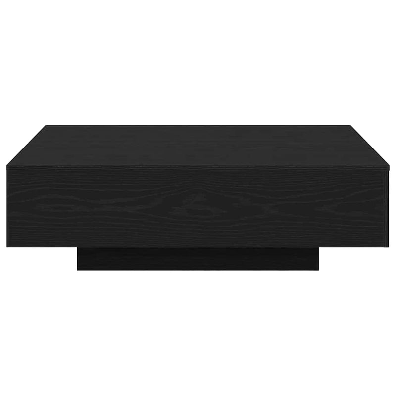 vidaXL Dohányzóasztal Musta tammi 100 x 100 x 31 cm Faanyag