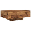 vidaXL Dohányzóasztal Öreg fa 85 x 55 x 31 cm Faanyag