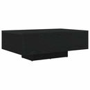 vidaXL Dohányzóasztal Fekete tölgy 85 x 55 x 31 cm Faanyag