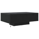 vidaXL Dohányzóasztal Fekete tölgy 85 x 55 x 31 cm Faanyag