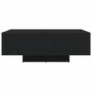 vidaXL Dohányzóasztal Fekete tölgy 85 x 55 x 31 cm Faanyag