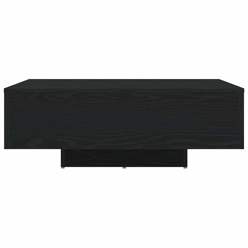 vidaXL Dohányzóasztal Fekete tölgy 85 x 55 x 31 cm Faanyag