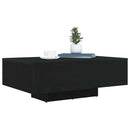 vidaXL Dohányzóasztal Fekete tölgy 85 x 55 x 31 cm Faanyag
