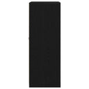 vidaXL Oldalsó szekrény Musta tammi 60.5 x 37 x 100 cm Faanyag