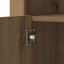 vidaXL Oldalsó szekrény kézműves tölgy 41 x 37 x 67 cm Faanyag