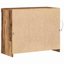 vidaXL LED tálaló LED -es lámpákkal Barna 81 x 37 x 66,5 cm Faanyag