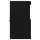 vidaXL LED tálaló Fekete tölgy 41 x 37 x 67 cm Faanyag
