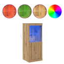 vidaXL LED tálaló Artisan tölgy 41 x 37 x 100 cm Faanyag
