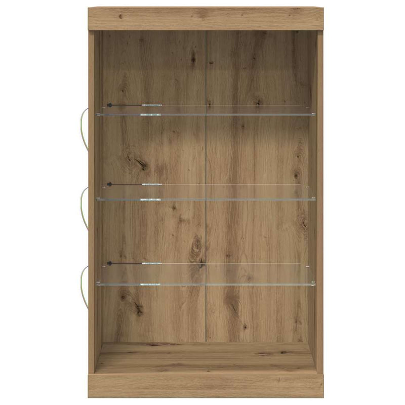vidaXL Széf kézműves tölgy 60.5 x 37 x 100 cm Faanyag