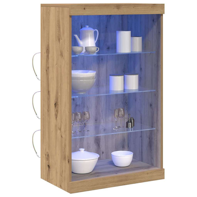 vidaXL Széf kézműves tölgy 60.5 x 37 x 100 cm Faanyag