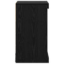 vidaXL LED tálaló Fekete tölgy 41 x 37 x 67 cm Faanyag