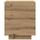 vidaXL Éjjeliszekrény 2 pcs Artisan tölgy 45 x 40 x 55 cm Faanyag