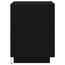 vidaXL Éjjeliszekrény 2 pcs Fekete tölgy 45 x 40 x 55 cm Faanyag