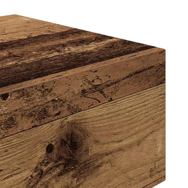 vidaXL Éjjeli Szekrény fiókkal Öreg fa 70 x 36 x 40.5 cm Faanyag