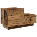 vidaXL Éjjeliszekrény fiókkal Öreg fa 70 x 36 x 40,5 cm Faanyag
