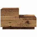 vidaXL Éjjeliszekrény fiókkal Öreg fa 70 x 36 x 40,5 cm Faanyag