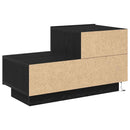 vidaXL Éjjeliszekrény fiókkal Fekete tölgy 70 x 36 x 40,5 cm Faanyag