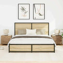 vidaXL Fali éjjeli szekrény 2 pcs kézműves tölgy 50 x 39 x 41 cm