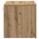 vidaXL Éjjeliszekrény 2 pcs Artisan tölgy 50 x 39 x 41 cm Faanyag