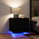 vidaXL Fali éjjeli szekrény Musta tammi 50 x 39 x 41 cm Faanyag