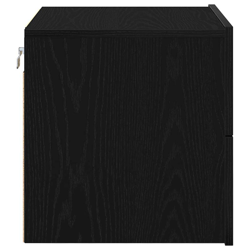 vidaXL Fali éjjeli szekrény Musta tammi 50 x 39 x 41 cm Faanyag