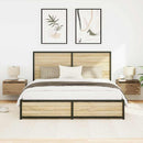 vidaXL Fali éjjeli szekrény 2 pcs Artisan tölgy 50 x 36 x 30 cm