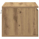 vidaXL Fali éjjeli szekrény 2 pcs Artisan tölgy 50 x 36 x 30 cm