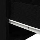 vidaXL Fali éjjeli szekrény fiókkal Fekete tölgy 50 x 36 x 30 cm