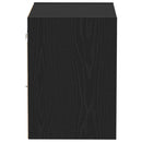 vidaXL Függő polc LED világítással 2 pcs Fekete 40 x 28,5 x 40 cm