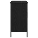 vidaXL Fürdőszobai mosdószekrény Fekete tölgy 60 x 30 x 60 cm Faanyag
