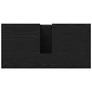 vidaXL Fürdőszobai mosdószekrény Fekete tölgy 60 x 30 x 60 cm Faanyag