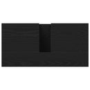 vidaXL Fürdőszobai mosdószekrény Fekete tölgy 60 x 30 x 60 cm Faanyag