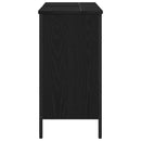 vidaXL Fürdőszobai mosdószekrény Fekete tölgy 80 x 30 x 60 cm Faanyag